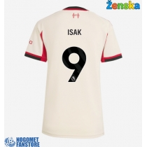 Liverpool Alexander Isak #9 Gostujuci Dres za Ženska 2025-26 Kratak Rukav